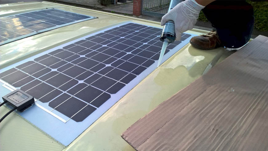 特固新材膠粘劑應用于太陽能行業